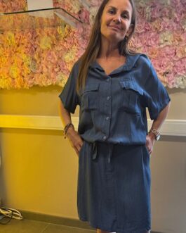 Rok jeanskleur donkerblauw